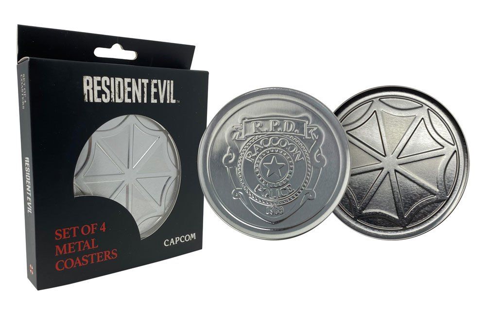 Resident Evil Podtácky 4-Pack Police & Logo FaNaTtik