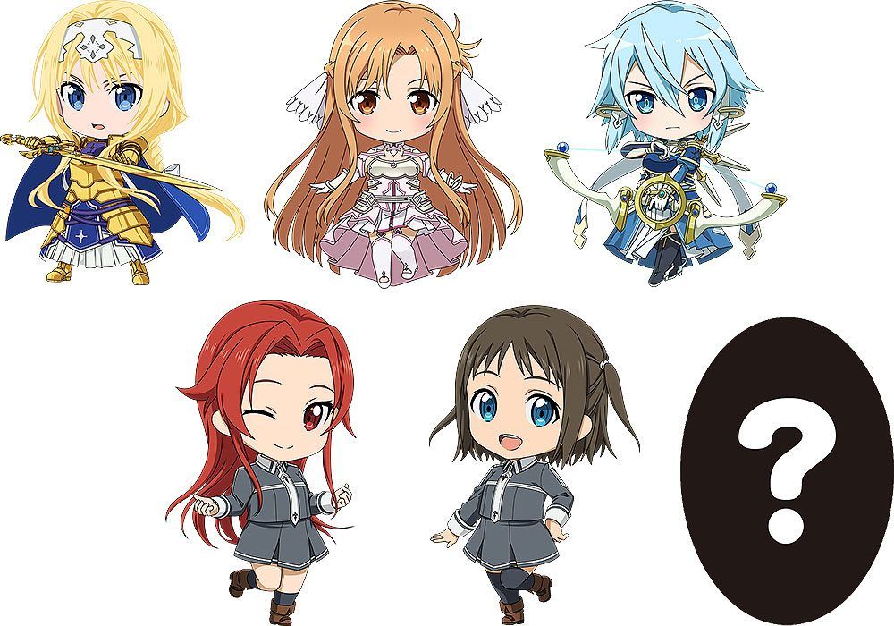 Sword Art Online Alicization Nendoroid Plus Keychain 6-Pack Vol. 2 6 cm Good Smile Company