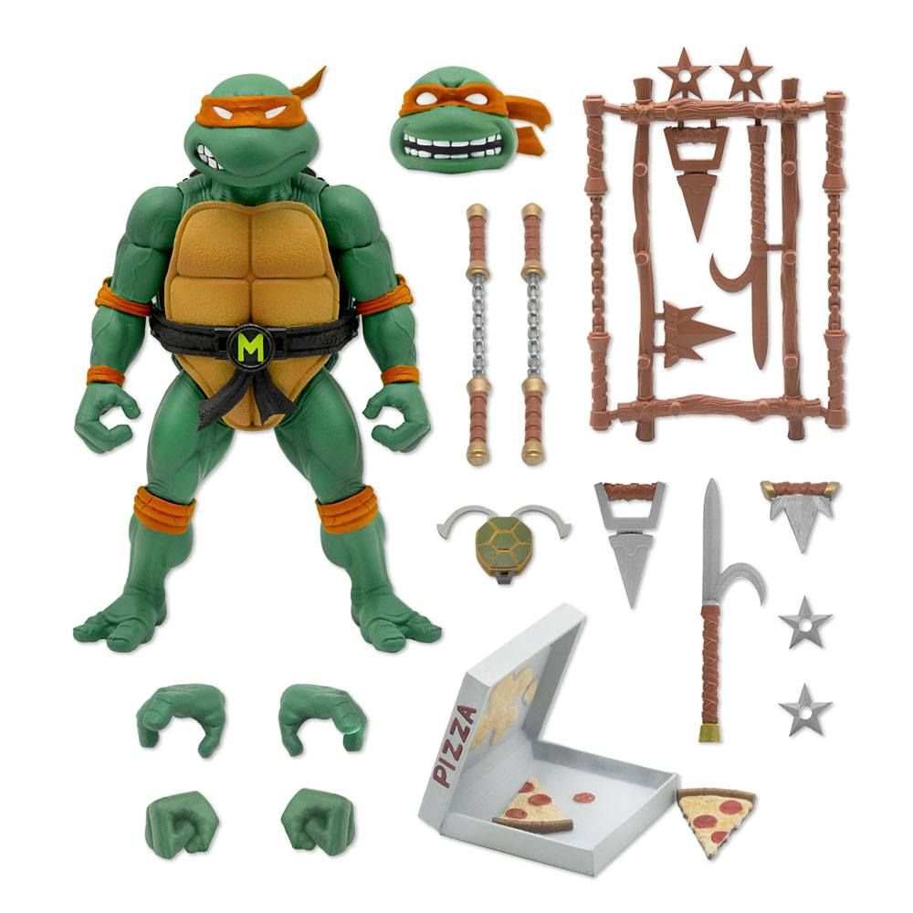Teenage Mutant Ninja Turtles Ultimates Akční Figure Michaelangelo 18 cm Super7