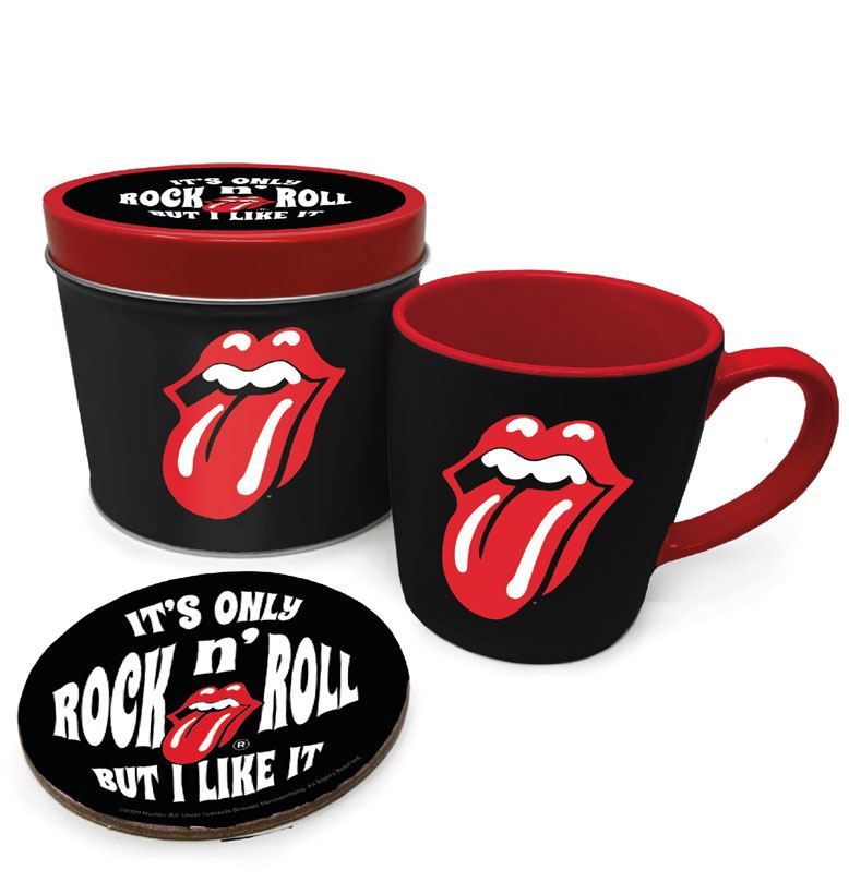The Rolling Stones Hrnek with Podtácky It's Only Rock N Roll Pyramid International