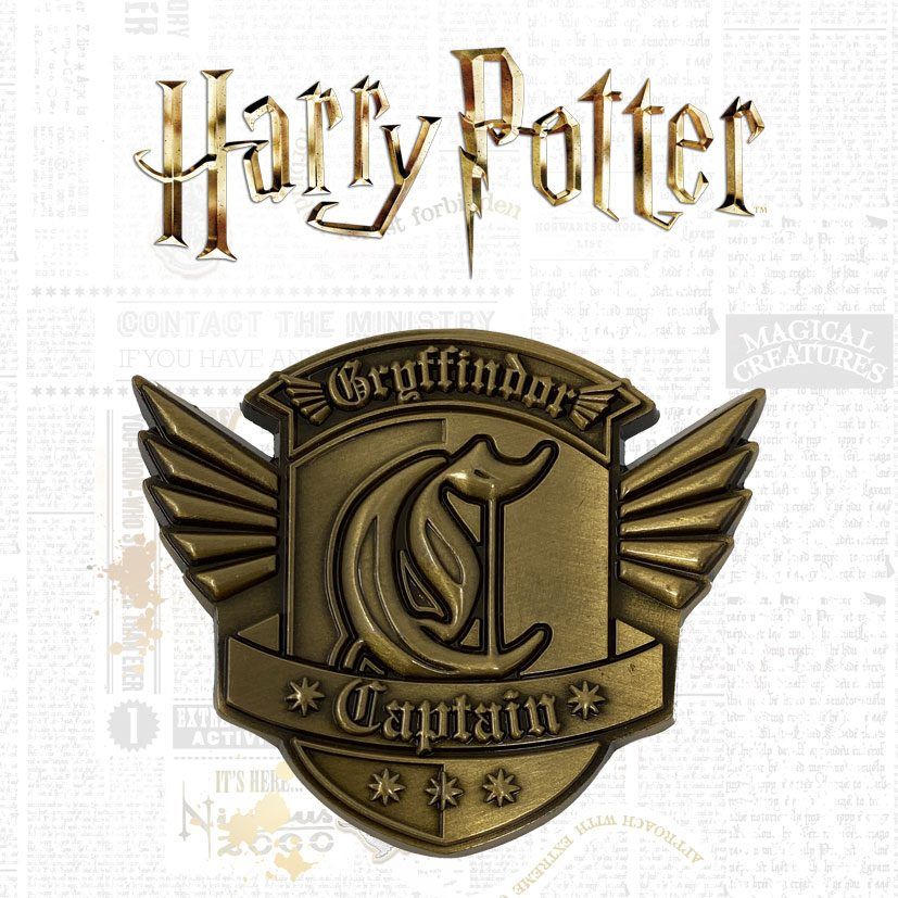 Harry Potter Medallion Nebelvír Captain Limited Edition FaNaTtik