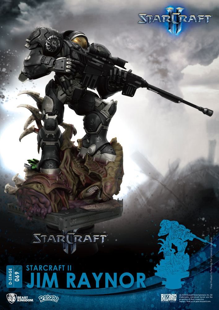 StarCraft II D-Stage PVC Diorama Jim Raynor 18 cm Beast Kingdom Toys