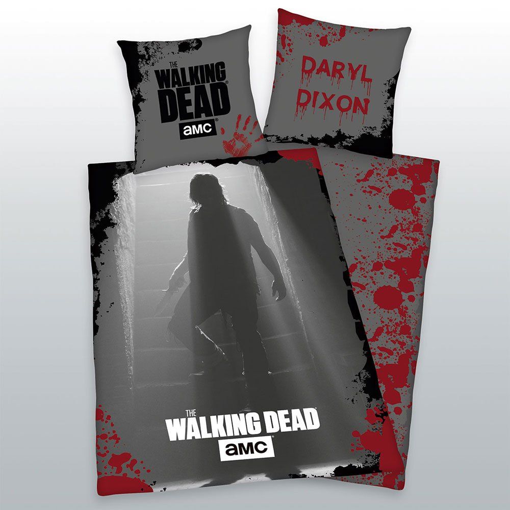 Walking Dead Povlečení Set Daryl Dixon 135 x 200 cm / 80 x 80 cm Herding