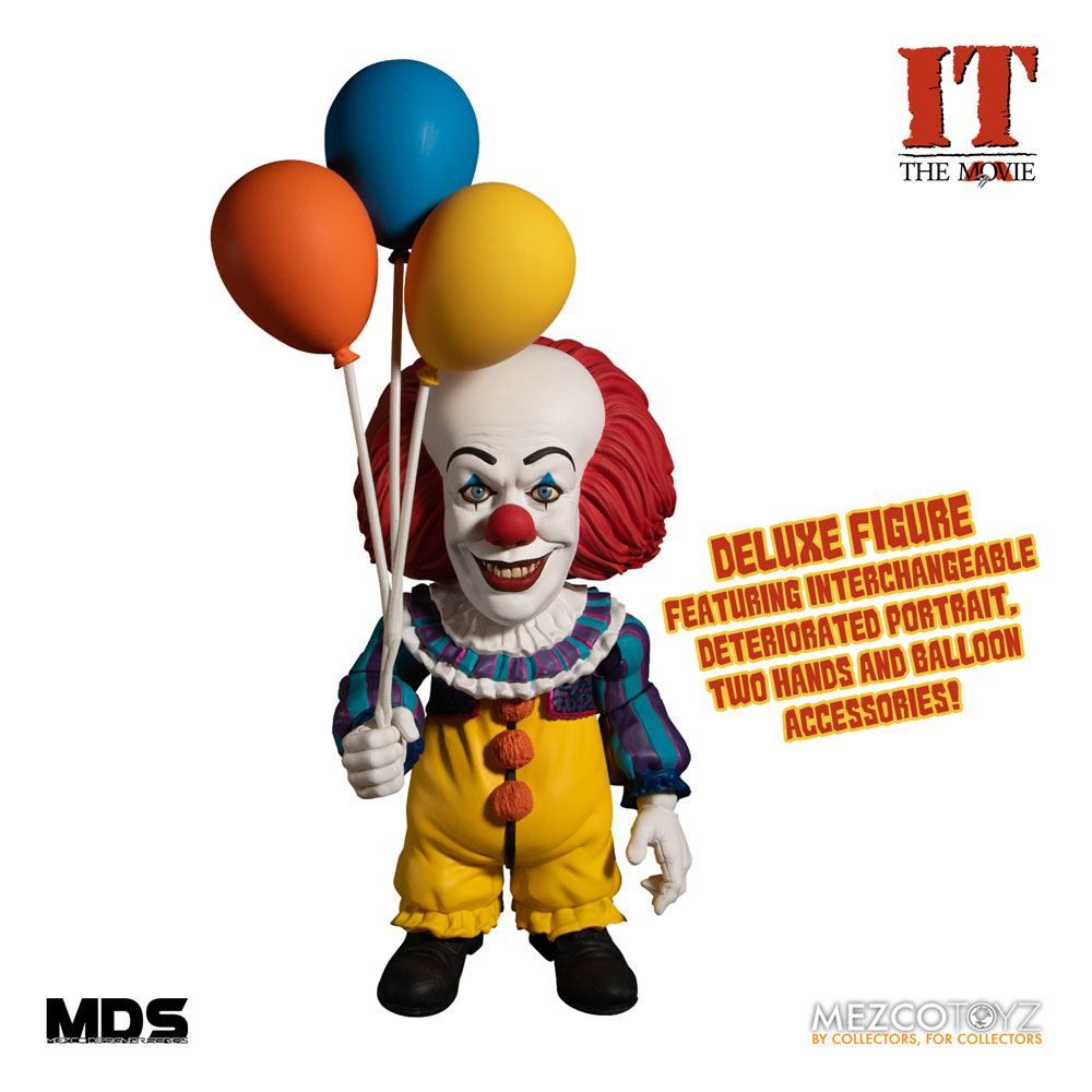 Stephen Kings It 1990 MDS Deluxe Akční Figure Pennywise 15 cm Mezco Toys