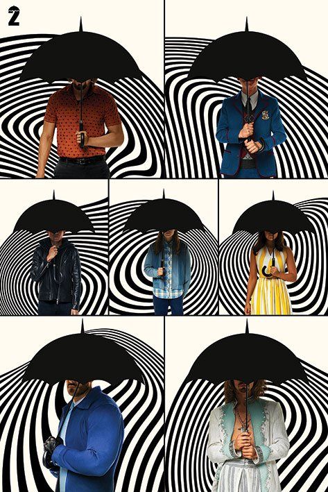 The Umbrella Academy Plakát Pack Family 61 x 91 cm (5) Pyramid International