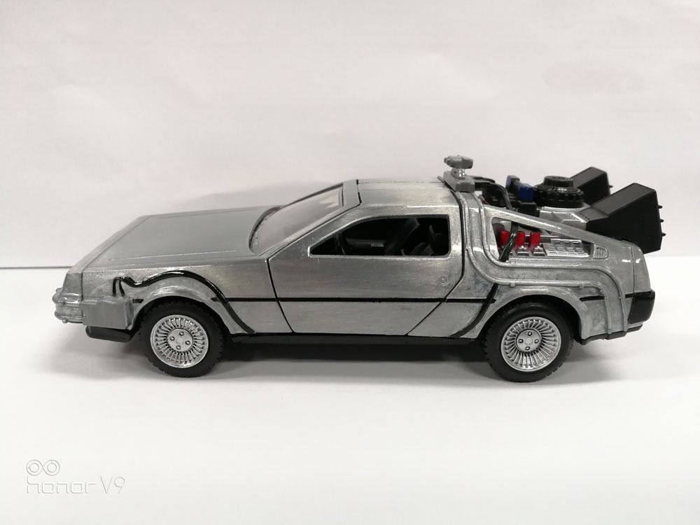 Back to the Future Hollywood Rides Kov. Model 1/32 DeLorean Time Machine Jada Toys