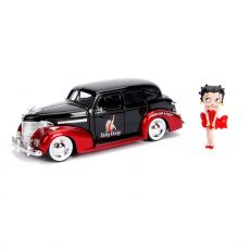 Betty Boop Hollywood Rides Kov. Model 1/24 1939 Chevy Master Deluxe with Figure