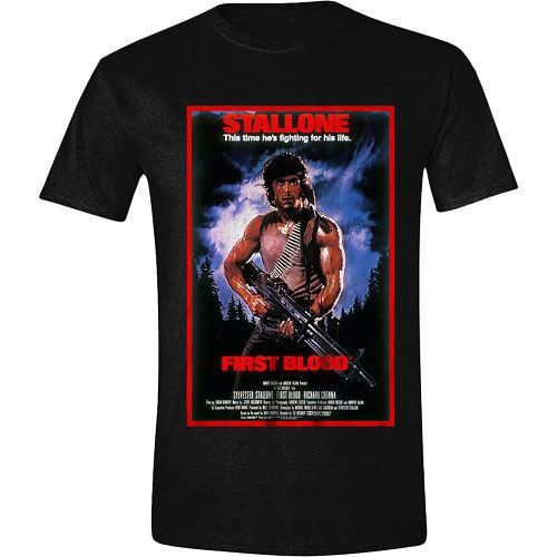 Rambo Tričko First Blood Plakát Velikost XL PCM