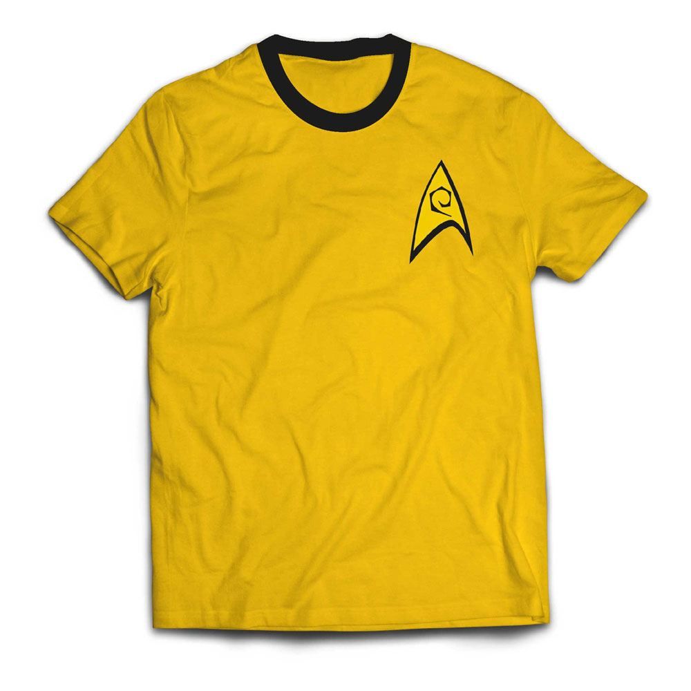 Star Trek Ringer Tričko Command Uniform Velikost M PCMerch