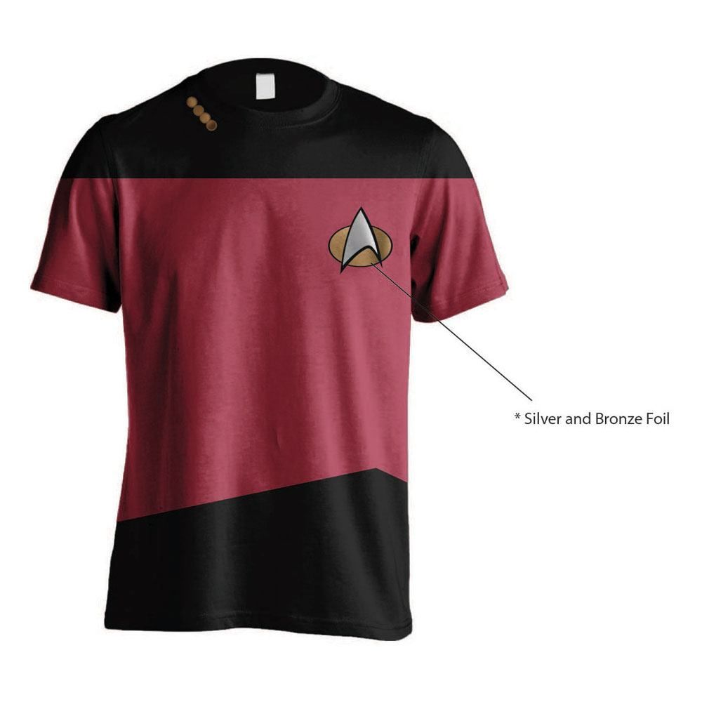 Star Trek Tričko Uniform Red Velikost S PCM