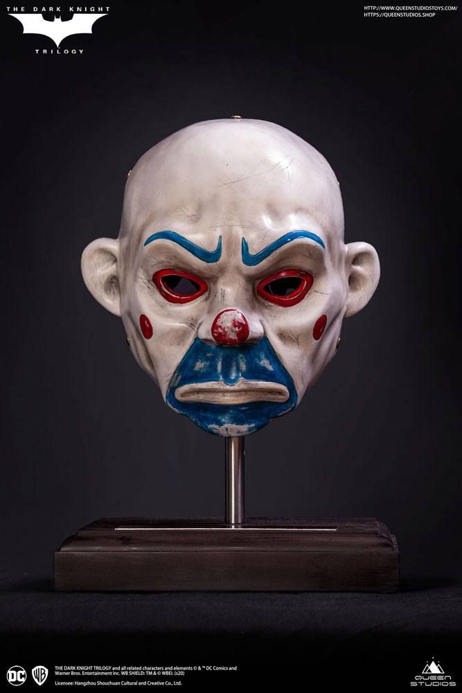 The Dark Knight Prop Replika 1/1 The Joker-Clown Mask 36 cm Queen Studios