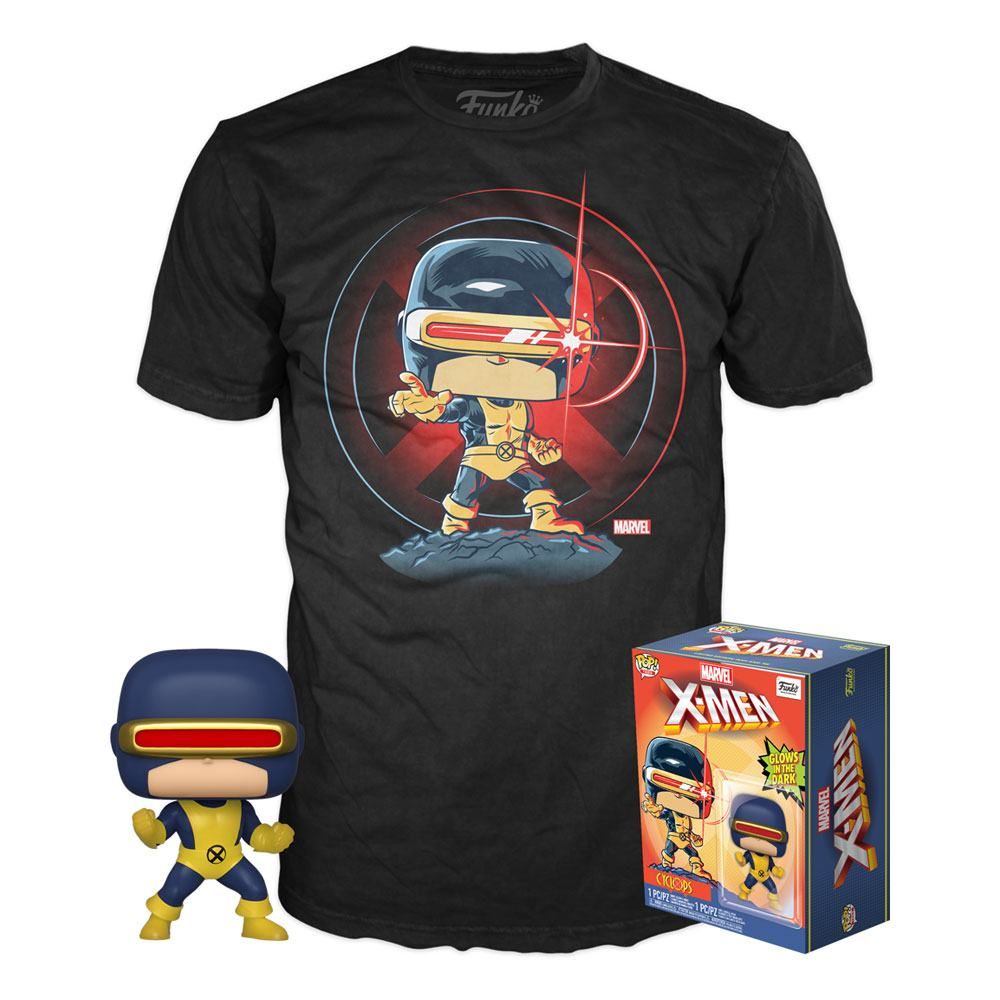 Marvel 80th POP! & Tee Box First Appearance Cyclops Velikost S Funko