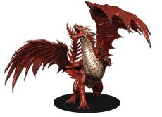 Pathfinder Battles Deep Cuts pre-painted Miniature Gargantuan Red Dragon