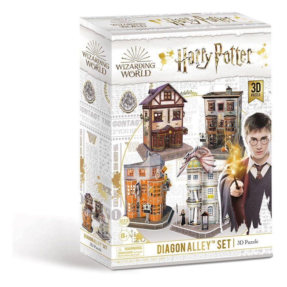 Harry Potter 3D Puzzle Diagon Alley Set (273 pieces) CubicFun