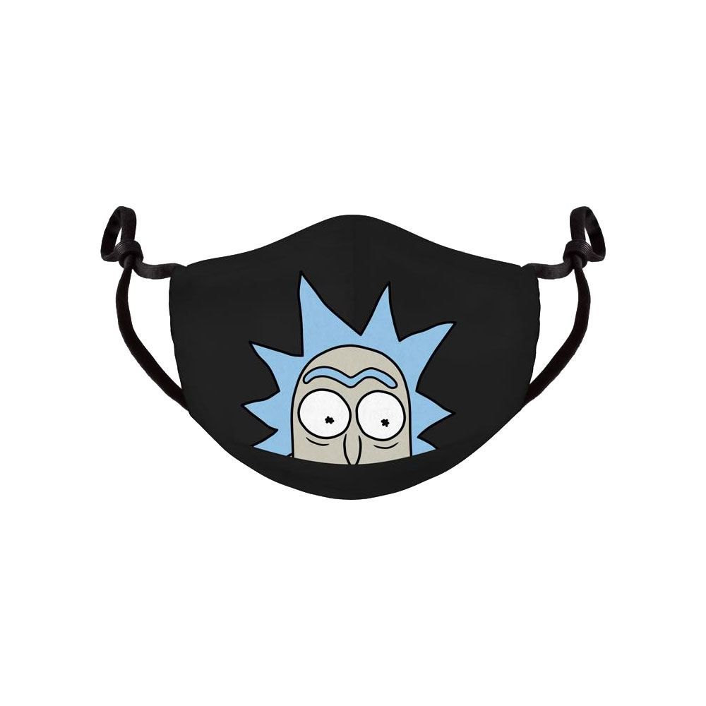 Rick and Morty Face Mask Rick Difuzed