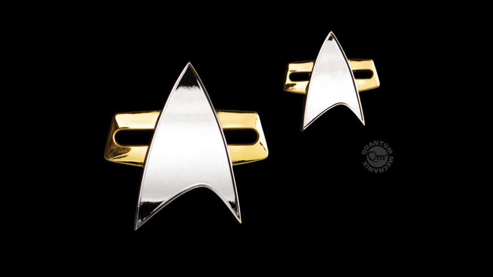Star Trek: Voyager Enterprise Odznak & Pin Set Quantum Mechanix