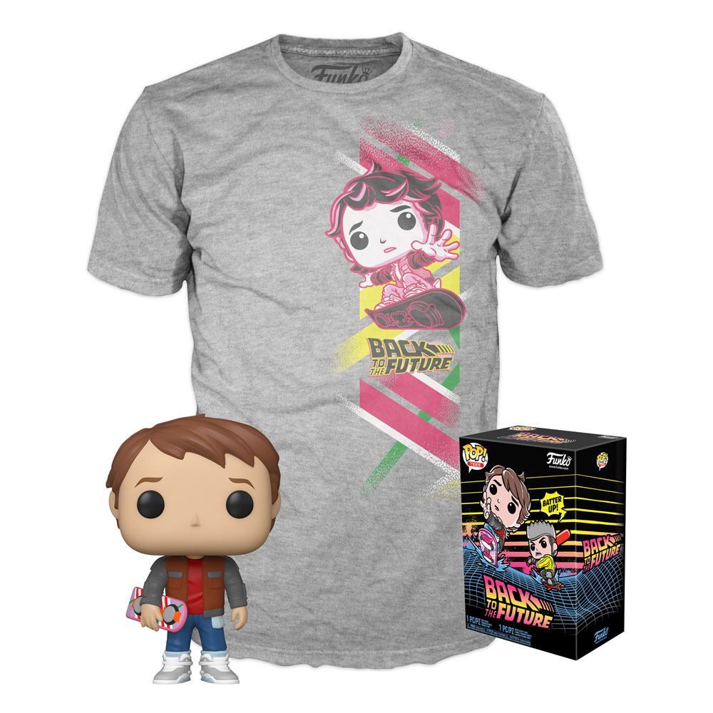 Back to the Future POP! & Tee Box Marty heo Exclusive Velikost M Funko