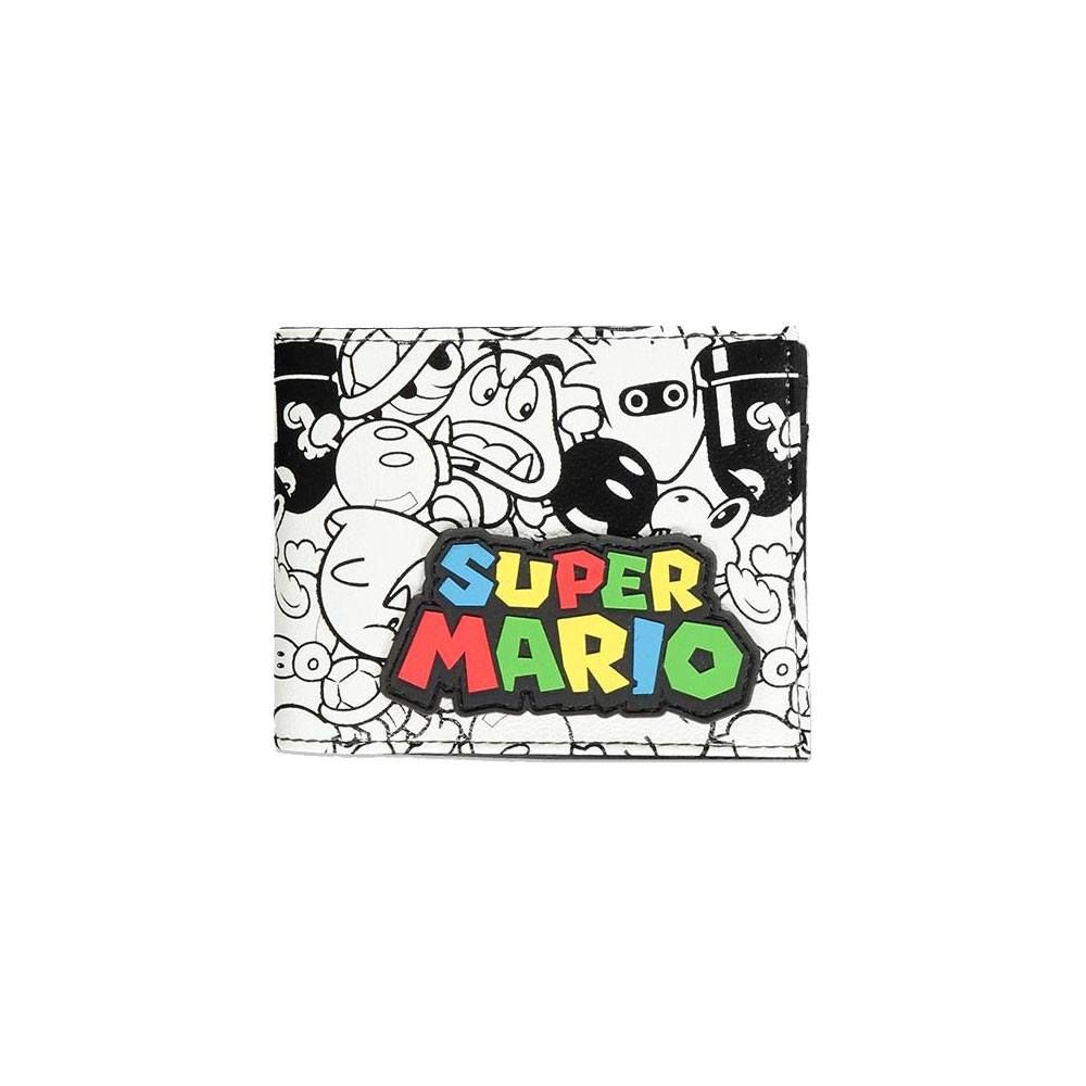 Super Mario Bifold Peněženka Logo Difuzed