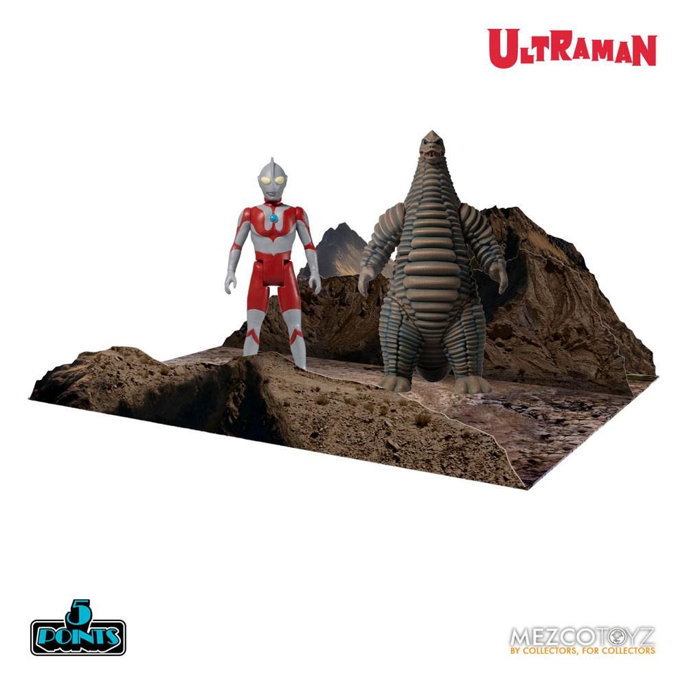 Ultraman 5 Points Akční Figures Ultraman & Red King Boxed Set Mezco Toys