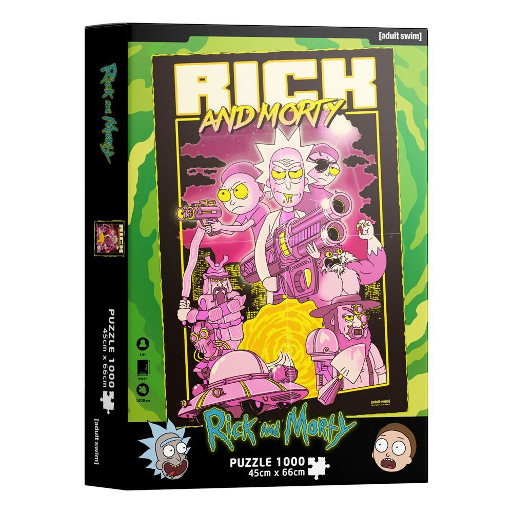 Rick & Morty Jigsaw Puzzle Retro Plakát (1000 pieces) SD Toys
