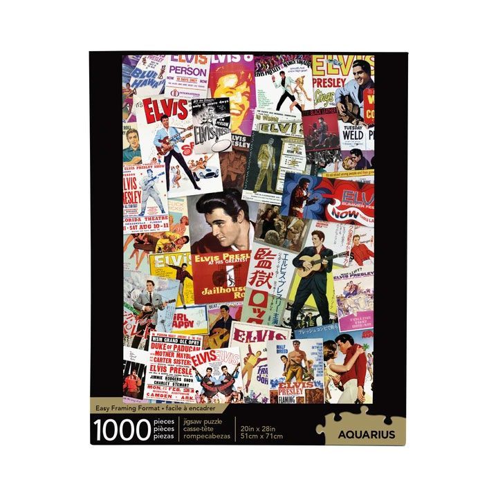 Elvis Presley Jigsaw Puzzle Movie Plakát Collage (1000 pieces) Aquarius