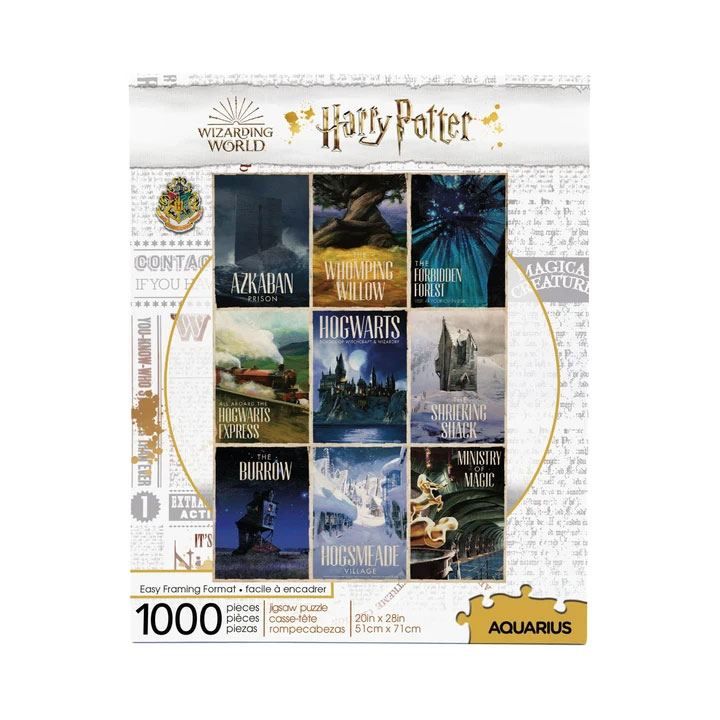 Harry Potter Jigsaw Puzzle Cestovní Posters (1000 pieces) Aquarius
