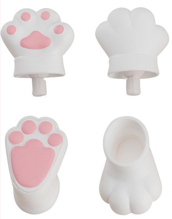 Original Character Parts for Nendoroid Doll Figures Animal Hand Parts Set (White) Good Smile Company