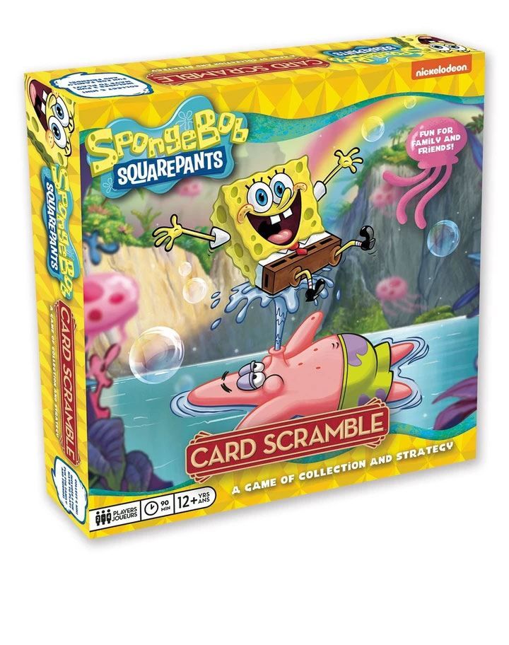 SpongeBob Board Game Card Scramble Anglická Verze Aquarius