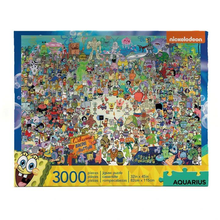 SpongeBob Jigsaw Puzzle Bikini Bottom (3000 pieces) Aquarius