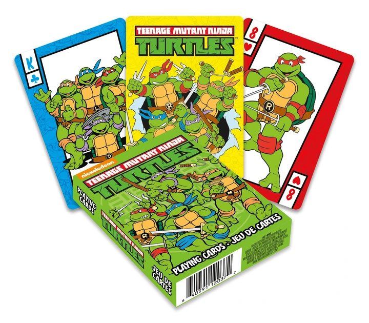 Teenage Mutant Ninja Turtles Playing Karty Cartoon Aquarius