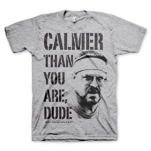 Big Lebowski pánské tričko s potiskem Calmer Than You Are | S, M, L, XL, XXL
