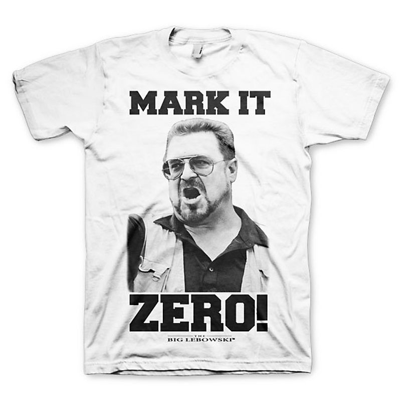 Filmové tričko s potiskem Big Lebowski Mark It Zero Licenced