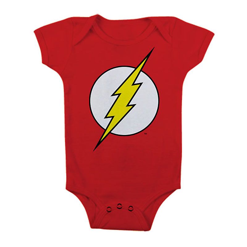Kojenecké body The Flash Logo Licenced