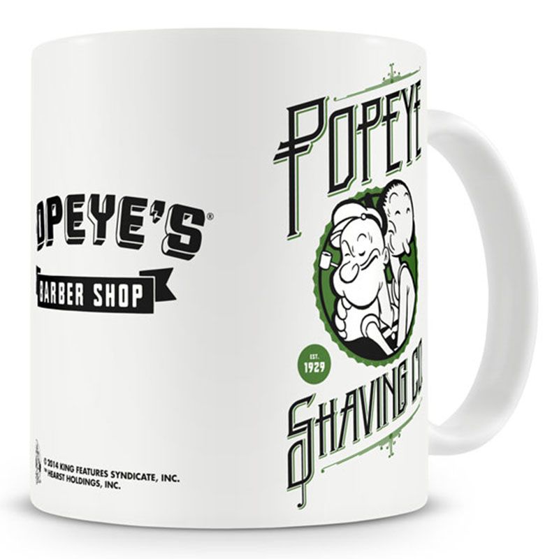 Pepek Námořník hrnek na kávu Popeye Shaving Co Licenced