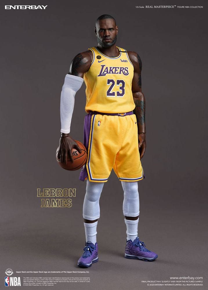 NBA Kolekce Real Masterpiece Akční Figurka 1/6 LeBron James 30 cm Enterbay