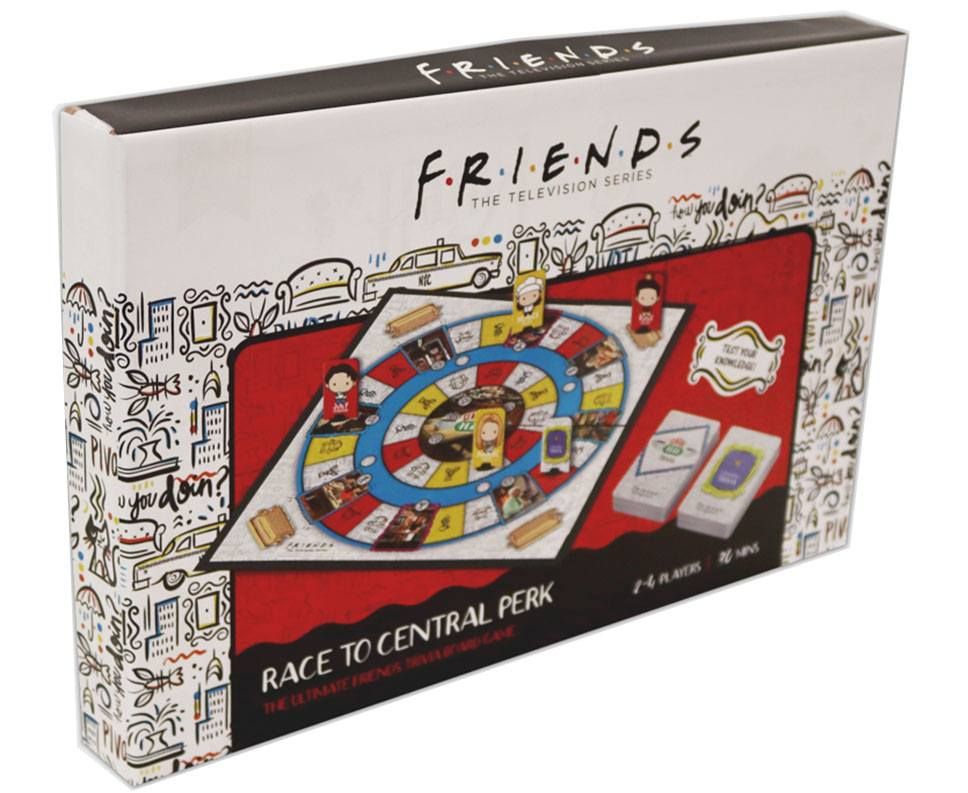 Friends Board Game Trivia Race To Central Perk Anglická Verze Heathside Trading