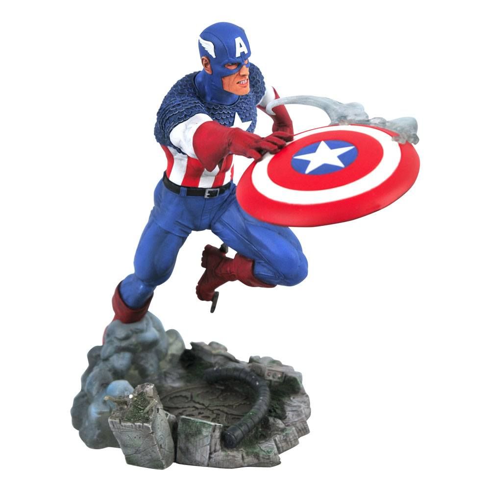 Marvel Comic Gallery Vs. PVC Soška Captain America 25 cm Diamond Select
