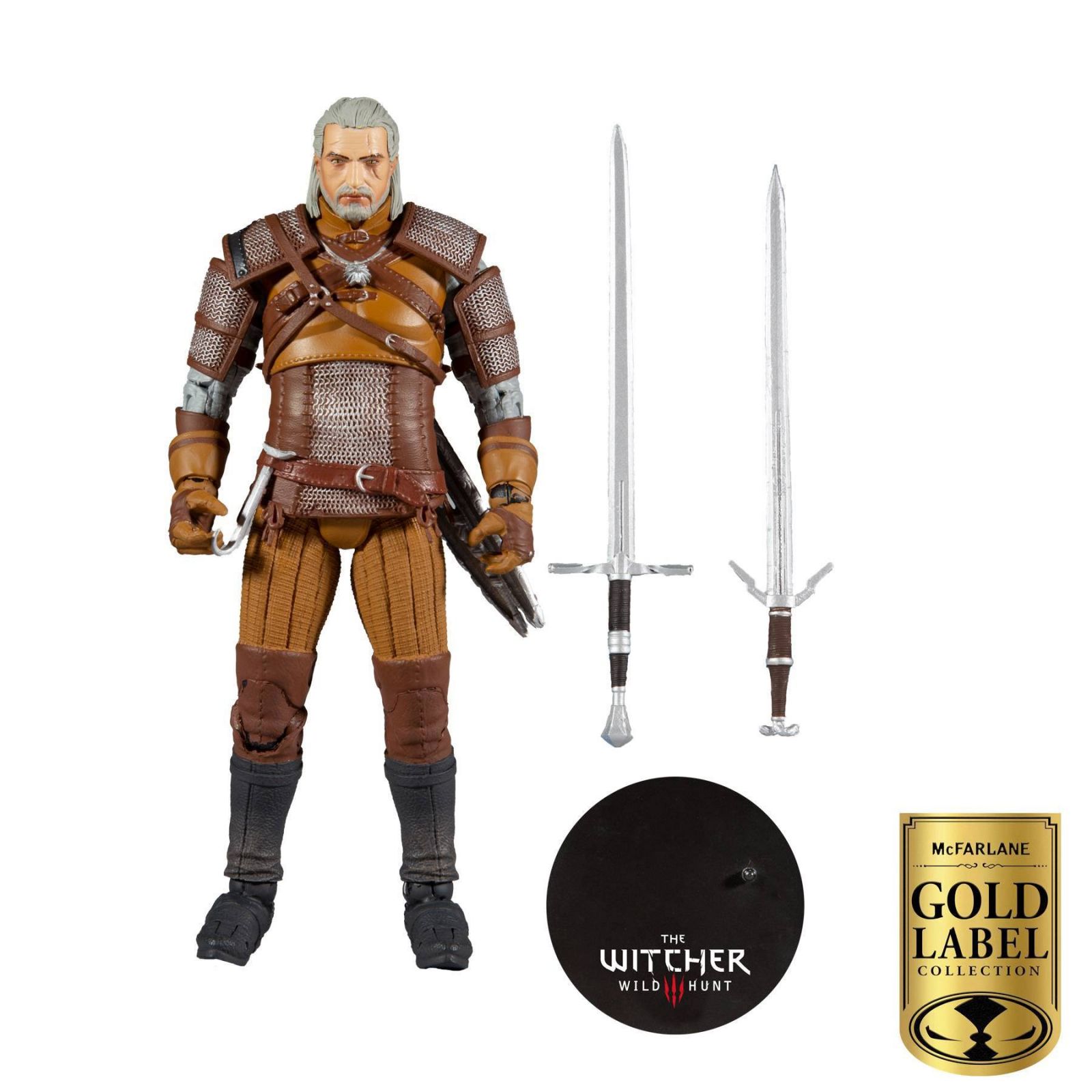 The Witcher Akční Figure Geralt of Rivia Gold Label Series 18 cm McFarlane Toys