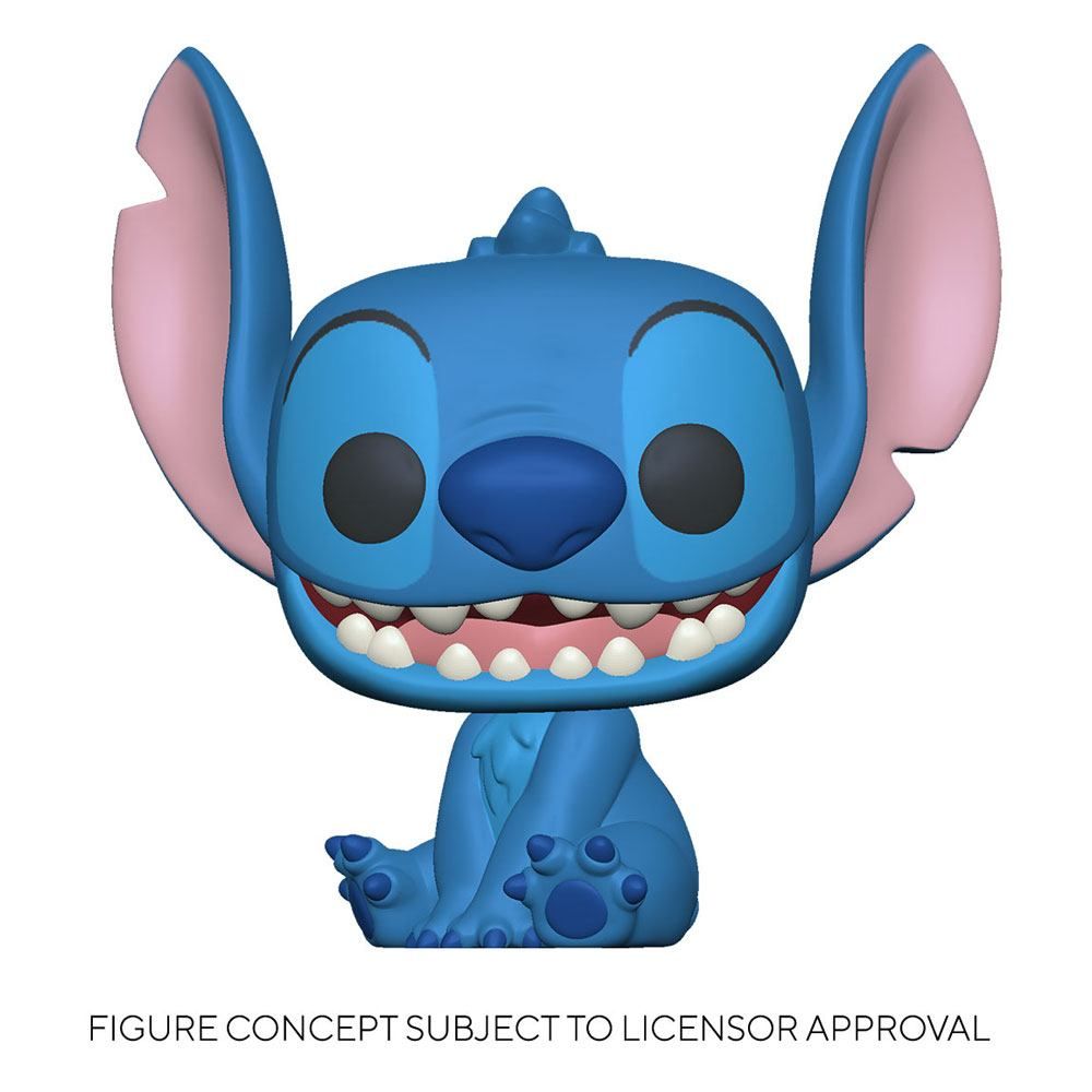 Lilo & Stitch POP! Disney Vinyl Figure Smiling Seated Stitch 9 cm Funko