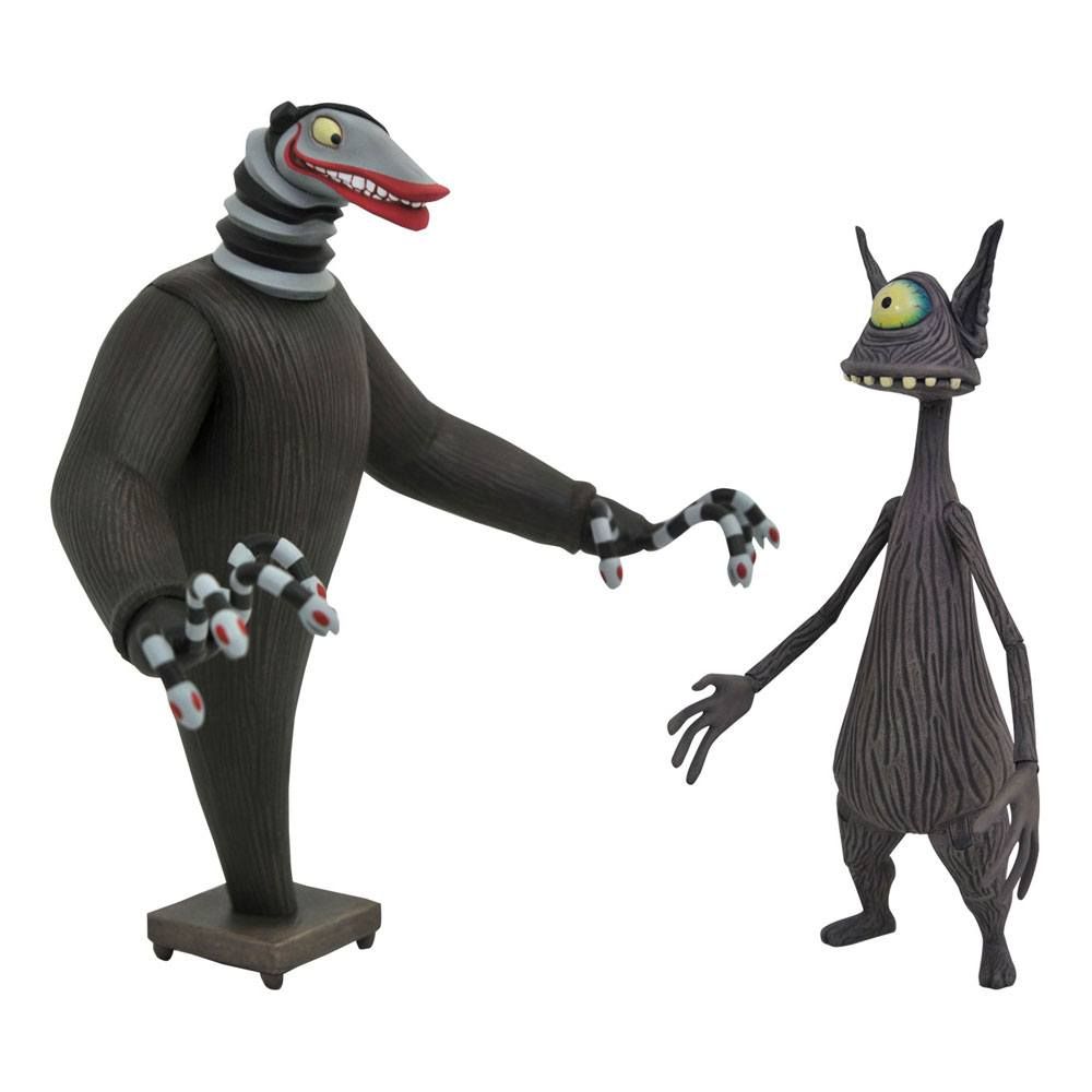 Nightmare before Christmas Akční Figures 2-Pack Creature under the Stairs & Cyclops 18 cm Diamond Select