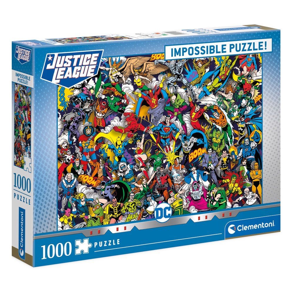 DC Comics Impossible Jigsaw Puzzle Justice League (1000 pieces) Clementoni