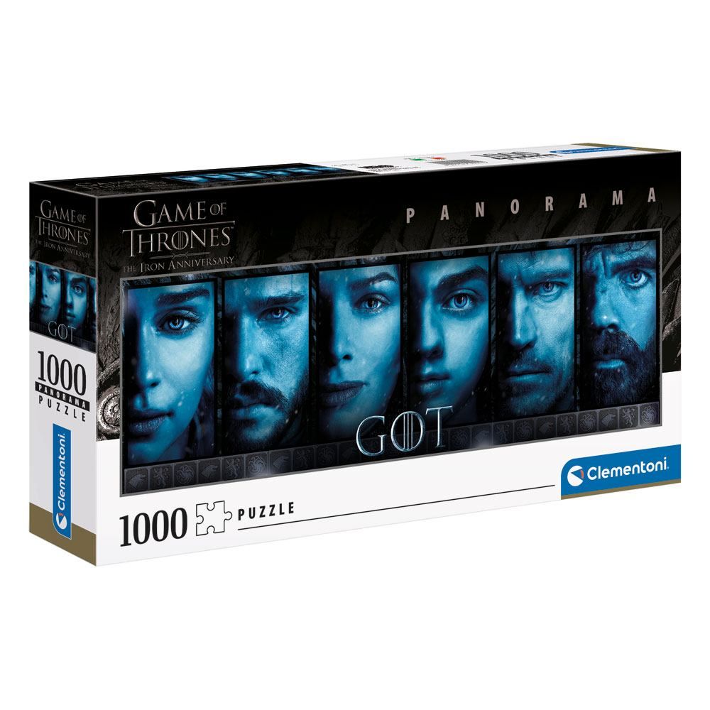 Game of Thrones Panorama Jigsaw Puzzle Faces (1000 pieces) Clementoni