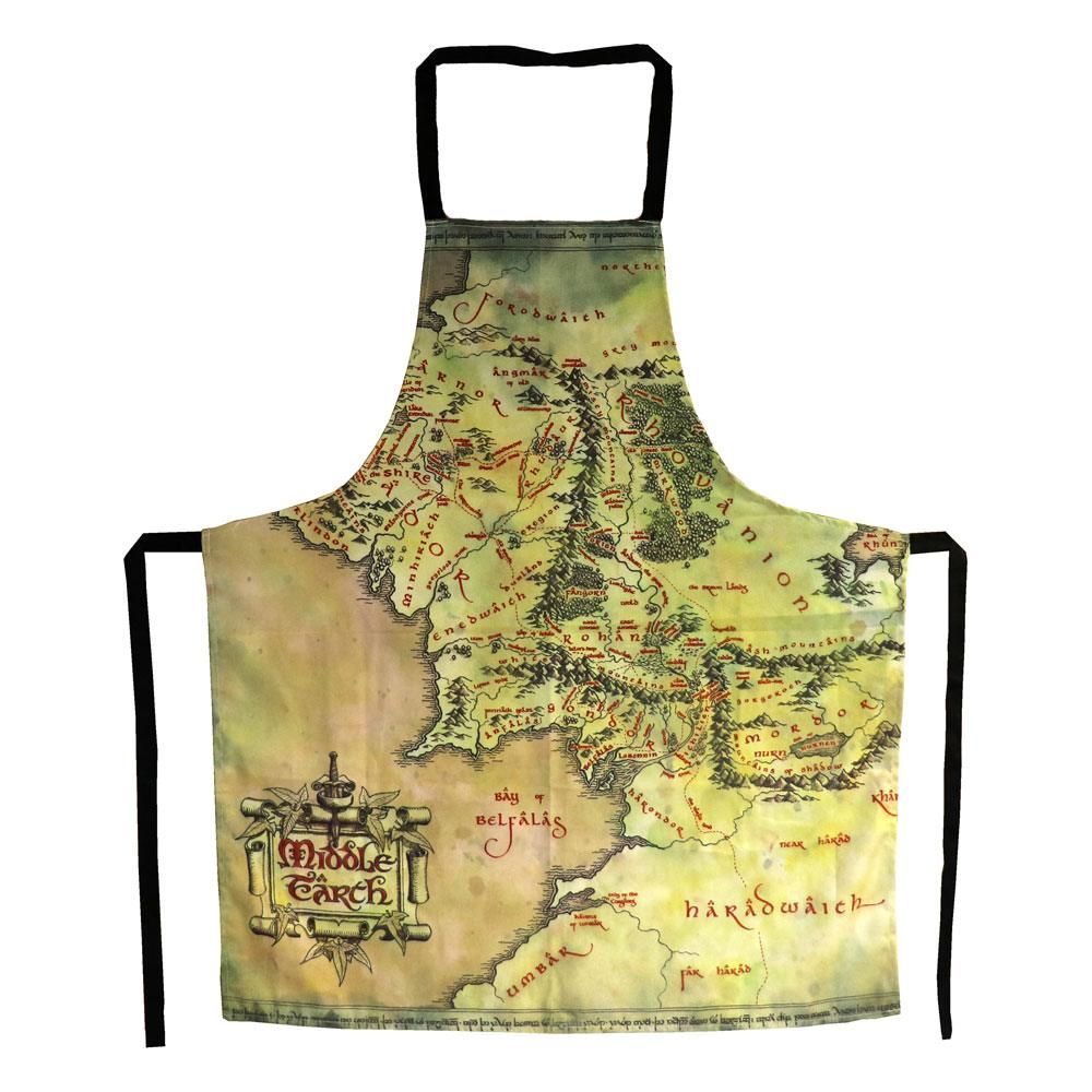 Lord of the Rings cooking Zástěra The Middle Earth Map SD Toys