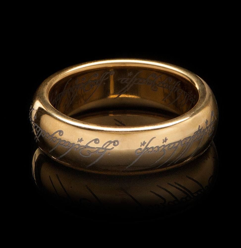 Lord of the Rings Tungsten Ring The One Ring (gold plated) Velikost 06 Weta Workshop