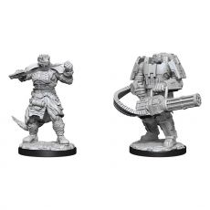 Starfinder Battles Deep Cuts Unpainted Miniatures Vesk Soldier Case (2)