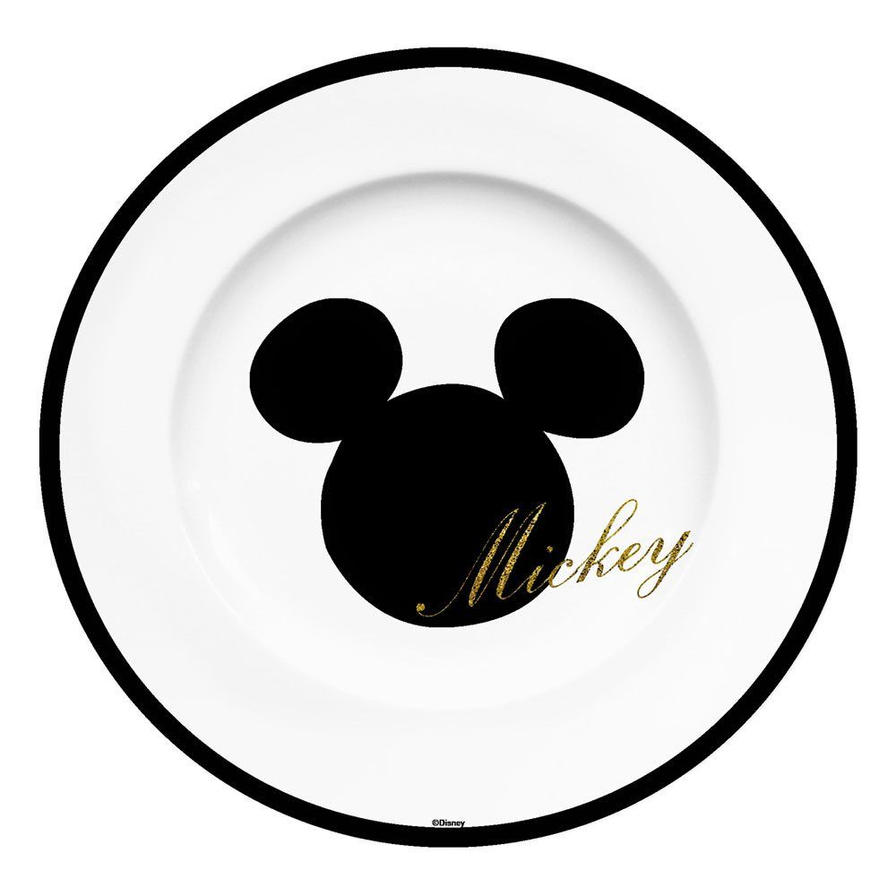 Disney Plate Mickey Glitter Geda Labels