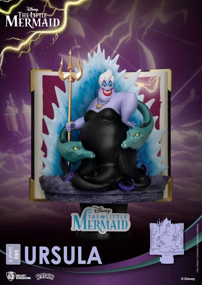 Disney Story Book Series D-Stage PVC Diorama Ursula New Verze 15 cm Beast Kingdom Toys