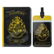 Harry Potter Passport Case & Jmenovka na zavazadlo Tag Set Bradavice