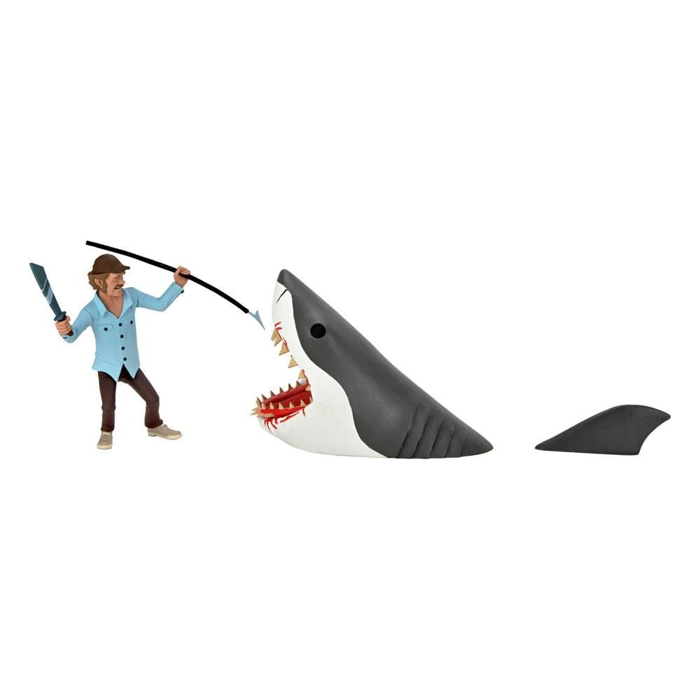 Jaws Akční Figures 2-Pack Toony Terrors Jaws & Quint 15 cm NECA