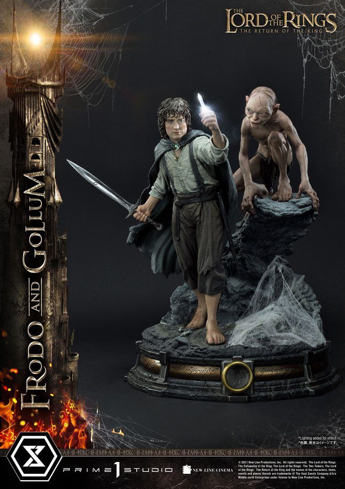 Lord of the Rings Soška 1/4 Frodo & Gollum Bonus Verze 46 cm Prime 1 Studio